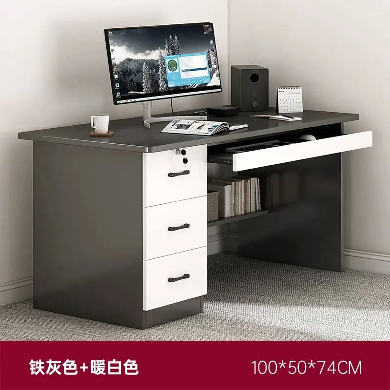 مكتب دراسة بتصميم عصري بلونين جذابين