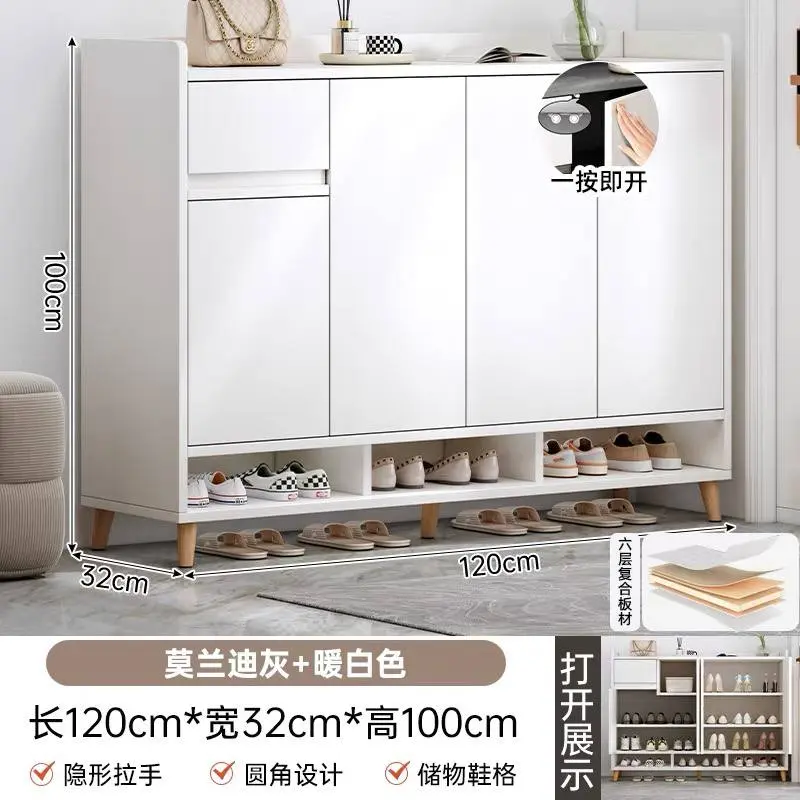 منظم الأحذية العصري "ألترا سليم" – لمسة فخامة لمدخل بيتك 👟✨