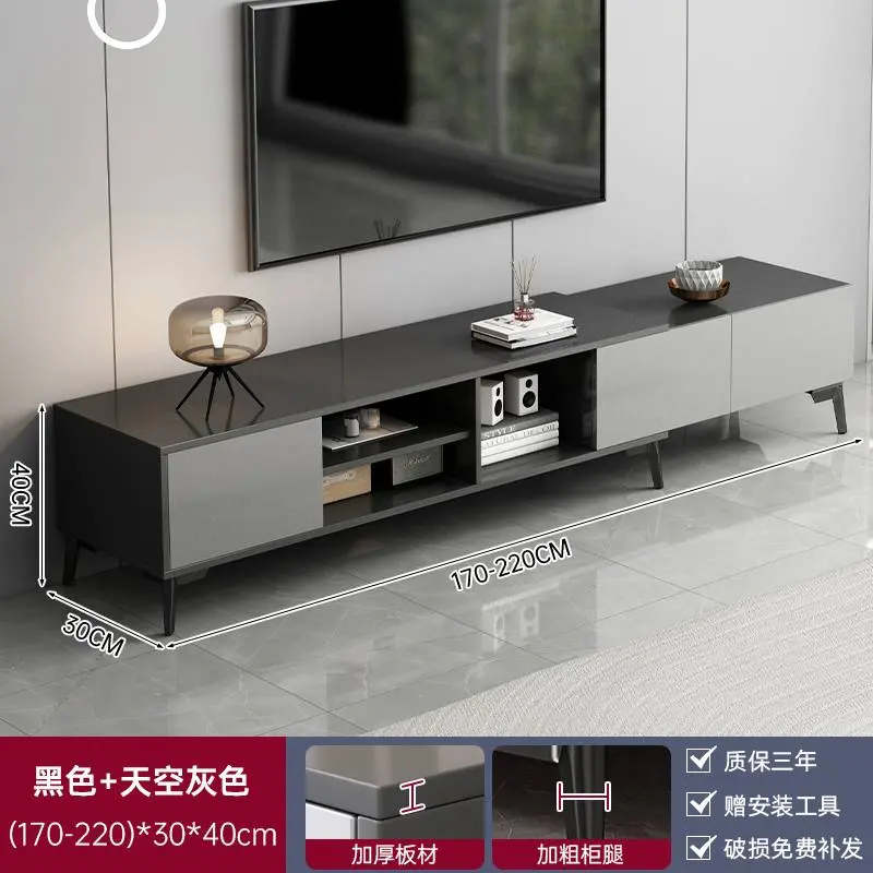 طاولة تلفاز "مودرن جراي" القابلة للتمدد – مرونة وفخامة في قطعة واحدة 📺✨