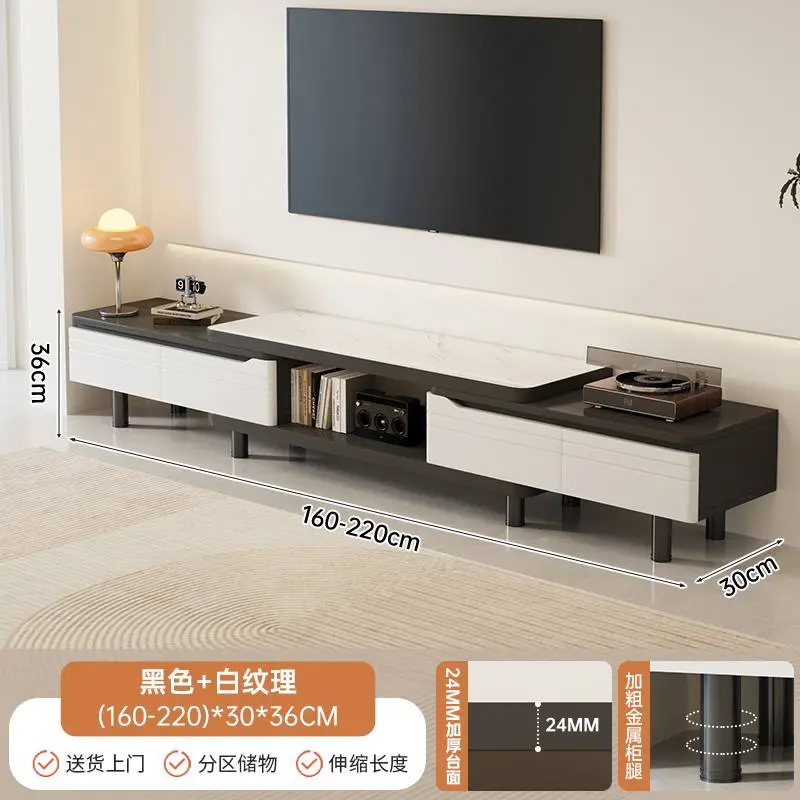 طاولة تلفاز "ألترا فيجن" الذكية – الفخامة المرنة لمنزلك 📺 المودرن