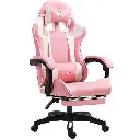 كرسي جيمنج باللون الزهري 