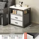 طاولة جانبية مودرن (رمادي) 🛋️