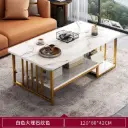 طاولة الوسط "إيليغانس" – فخامة الرخام وهندسة الإبداع ☕✨