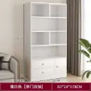 🌟 مكتبة تنظيم وخزانة كتب مودرن مع أدراج وخزانة مغلقة