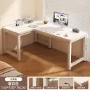 🌟 مكتب زاوية مودرن على شكل حرف L بزاوية يسارية وهيكل فولاذي متين